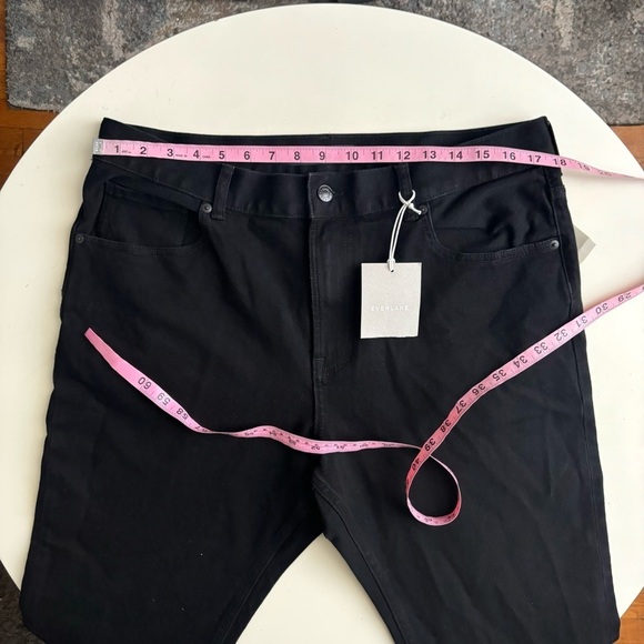 Everlane Uniform Men’s Skinny Fit Stretch Performance Jean 38x30 Black New - Picture 4 of 8